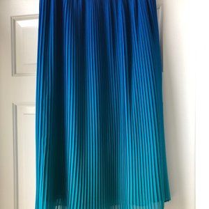 Halston Pleated Ombre Skirt - Size XS